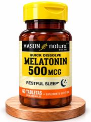 MELATONINA 500 MCG TAB X 60